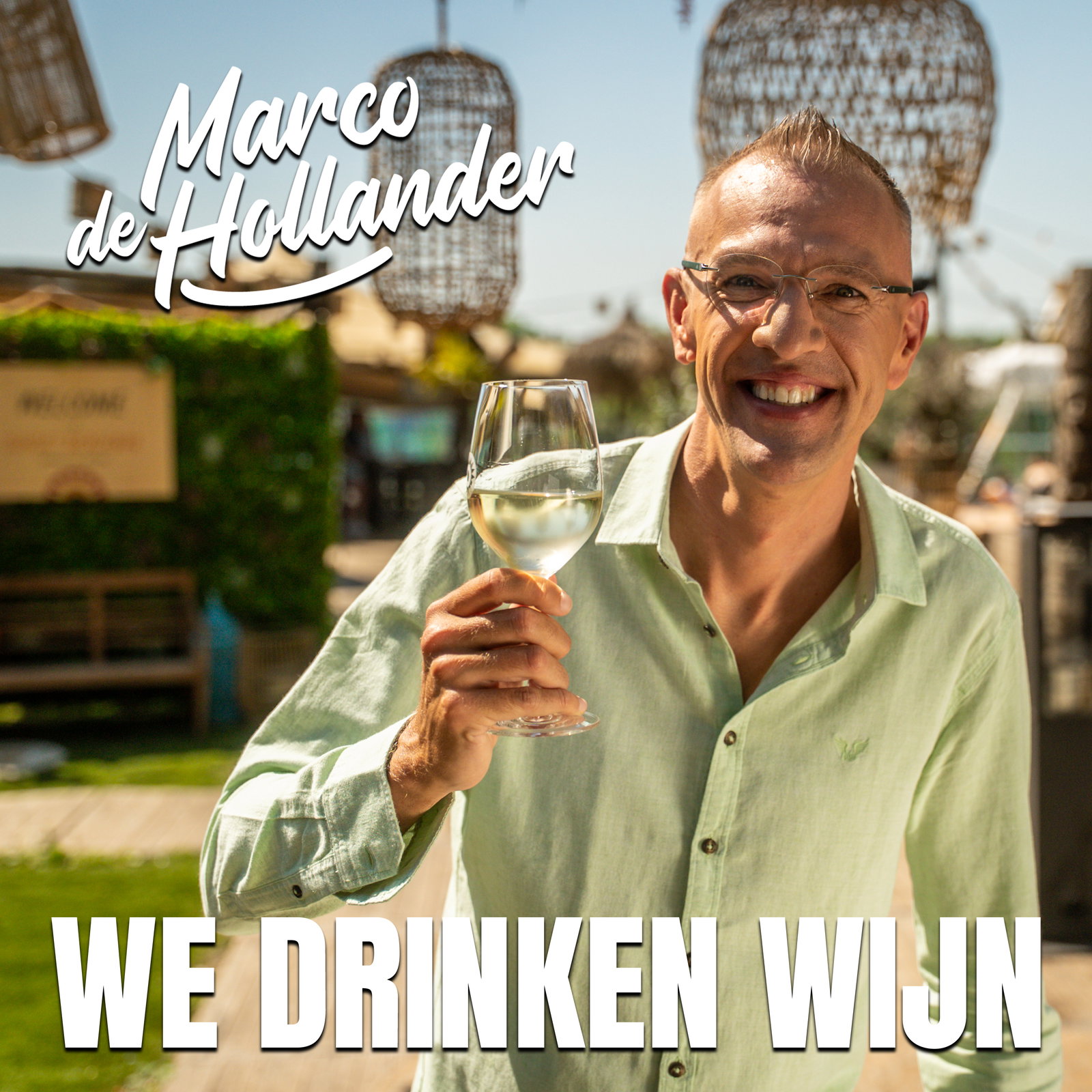 We drinken wijn