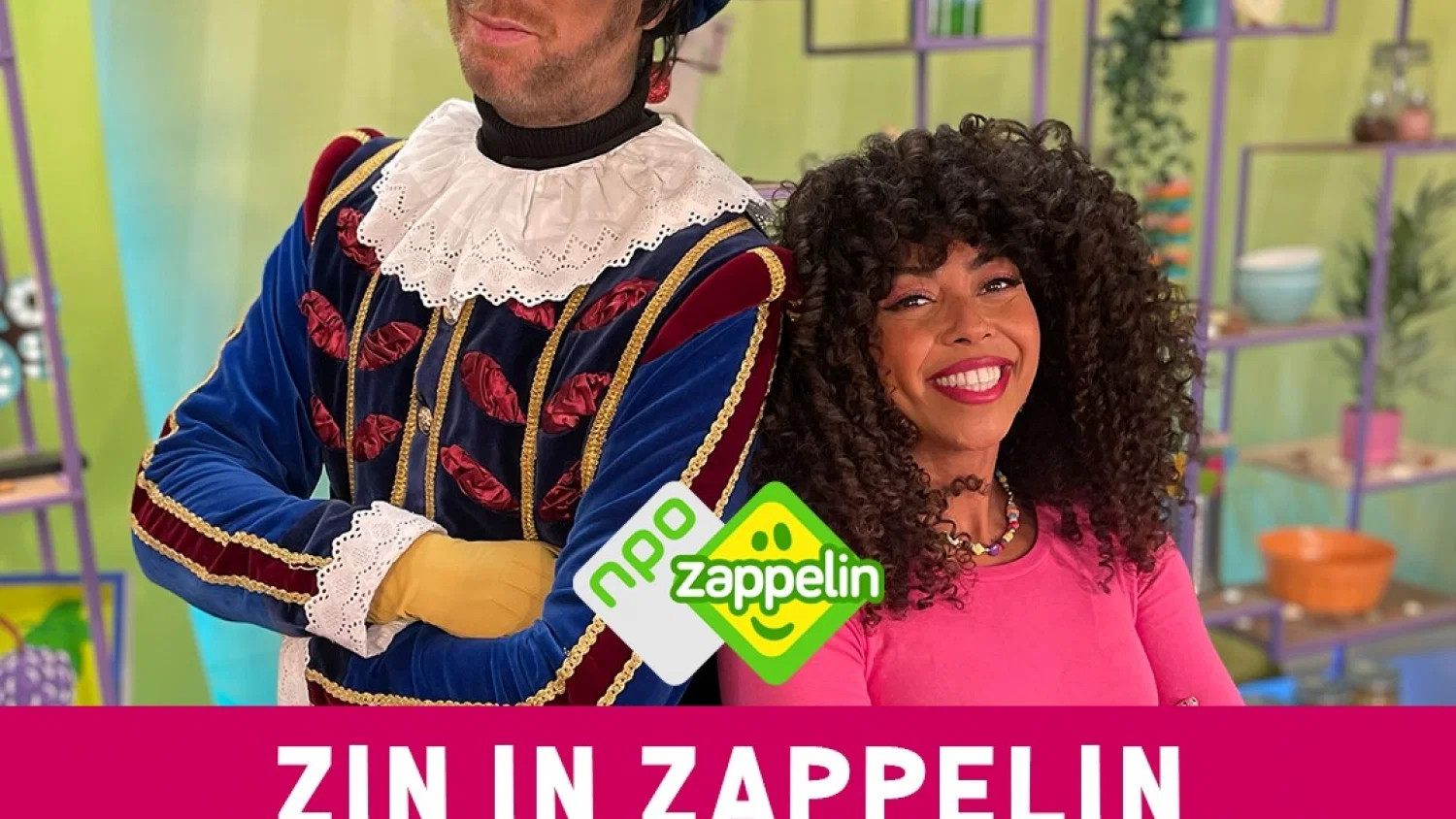 Zin in Zappelin Sinterklaas background