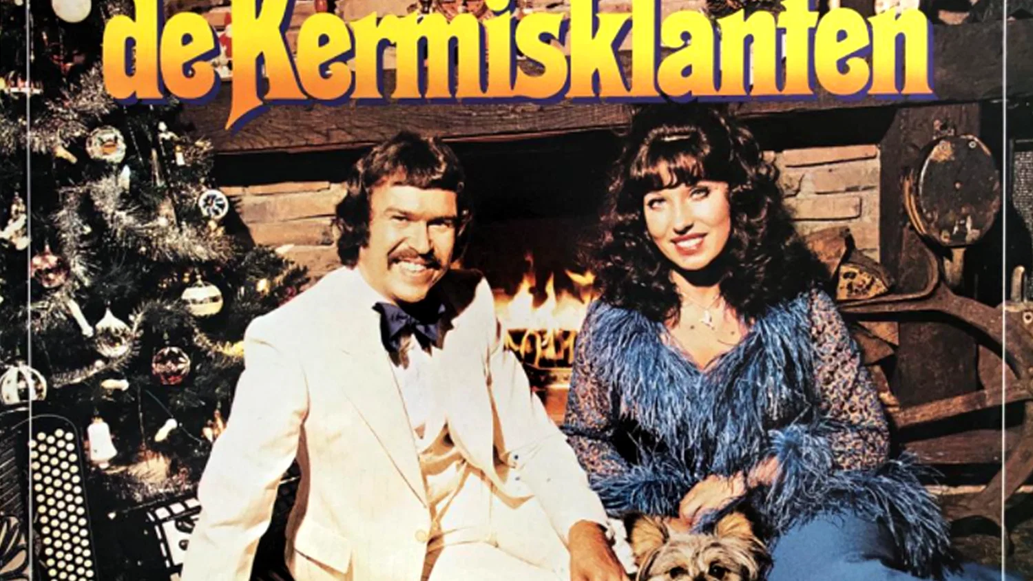 Vrolijk Kerstfeest Met De Kermisklanten background