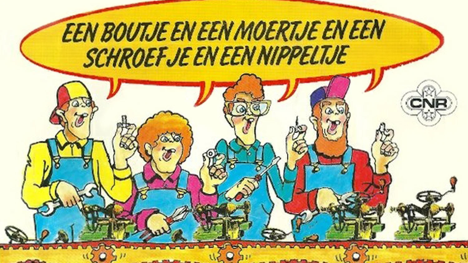 Een Boutje En Een Moertje En Een Schroefje En Een Nippeltje background