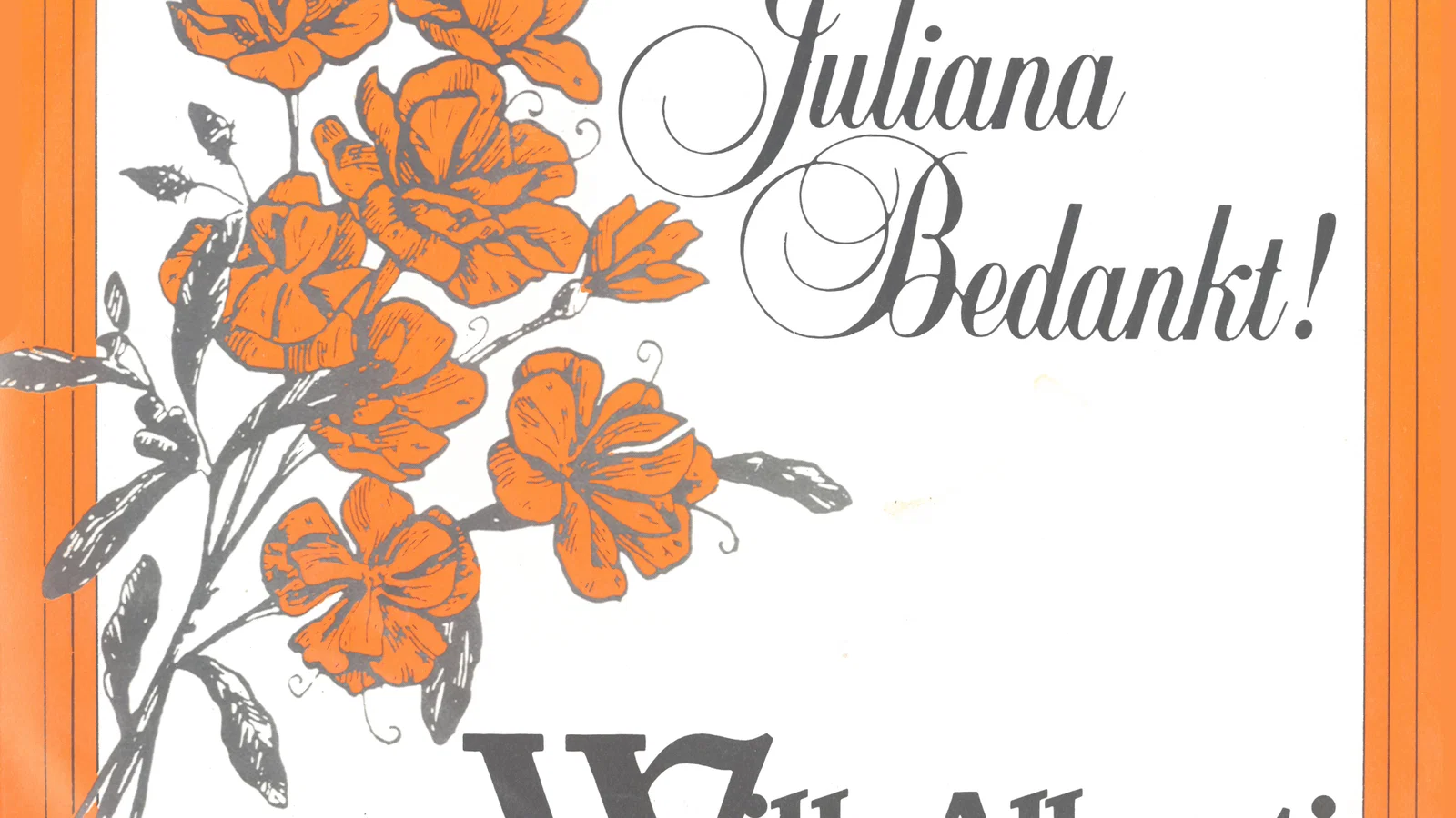 Juliana Bedankt background
