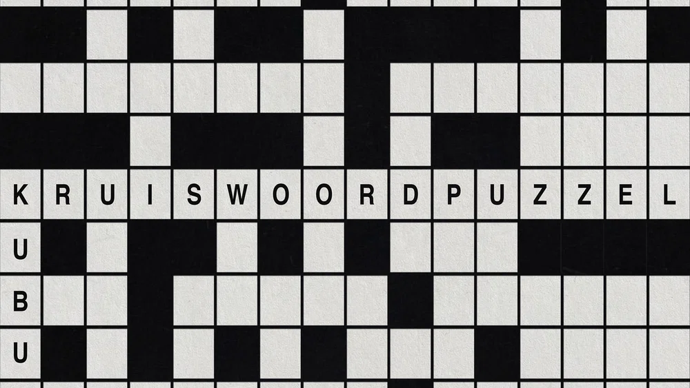 Kruiswoordpuzzel background