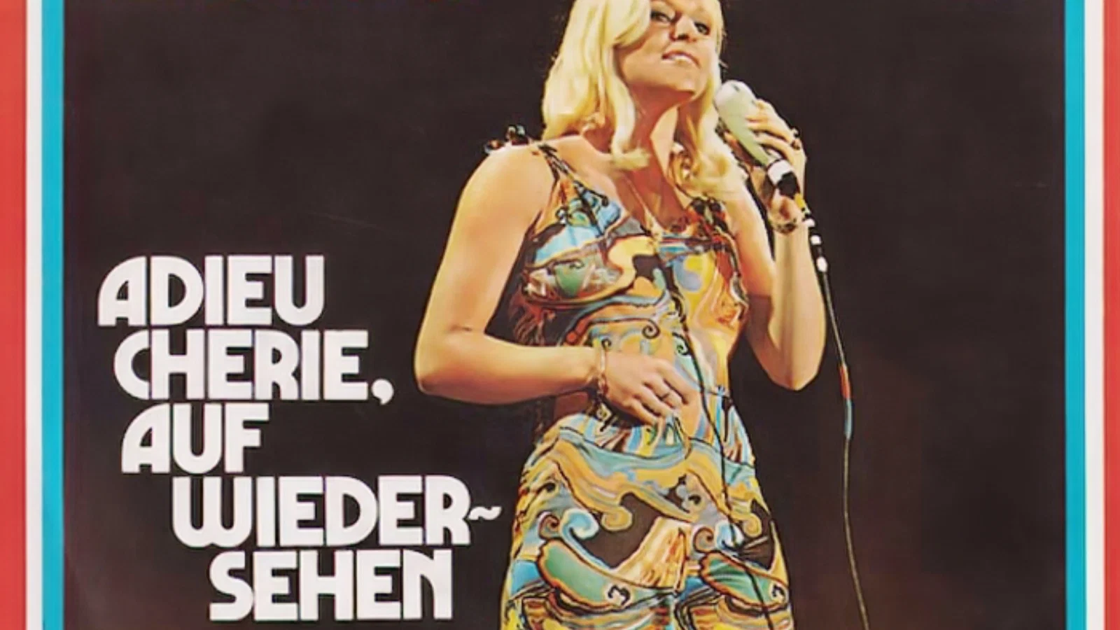 Adieu Cherie, Auf Wiedersehen / Regendruppels background