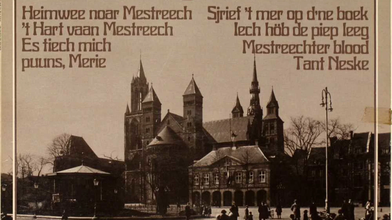 Op 't Vriethof, Op 'n Baank background