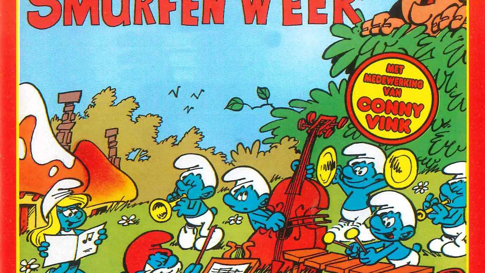 Daar Zijn De Smurfen Weer background