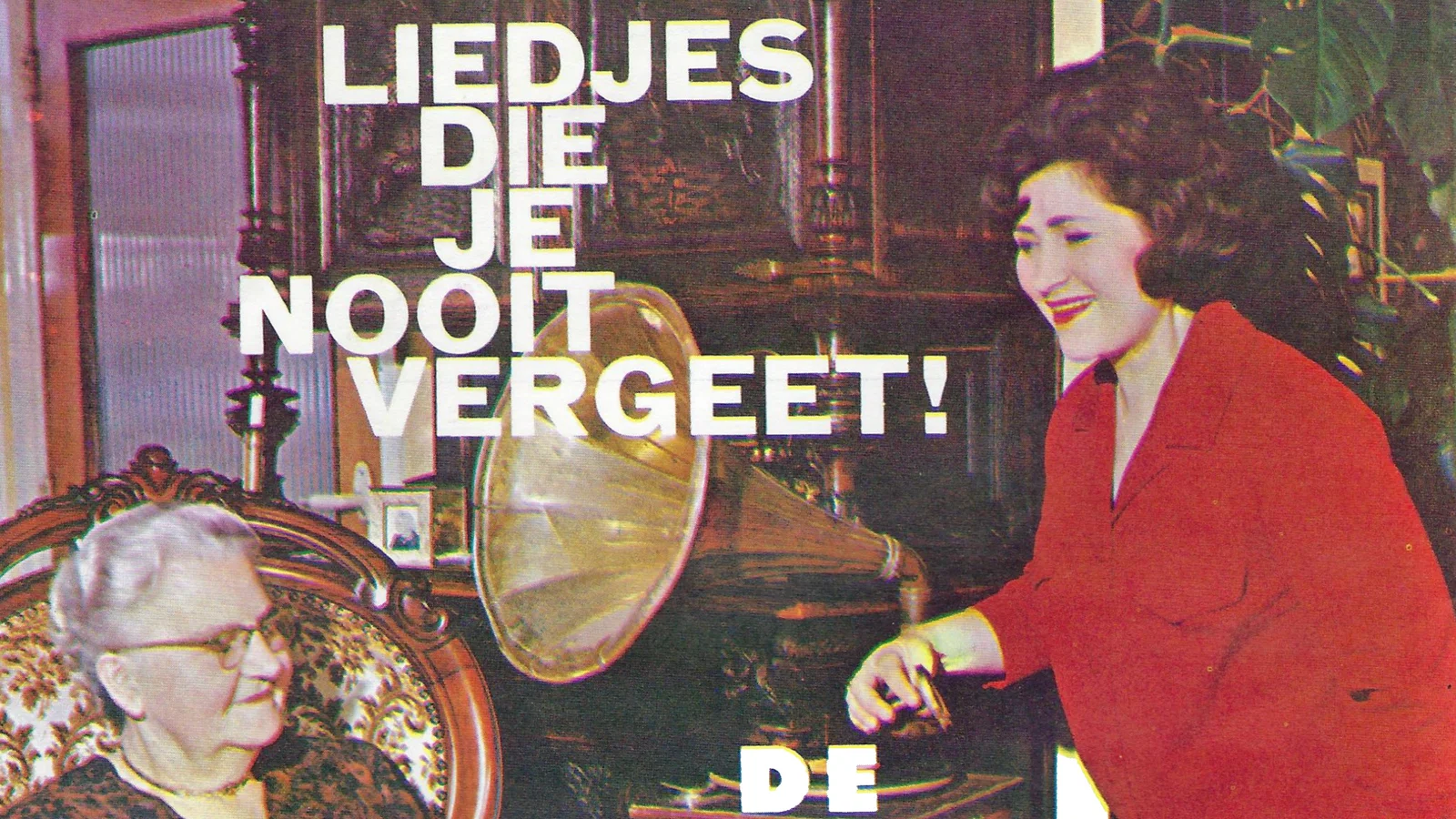 Achter in 't Stille Klooster / Witte Rozen background