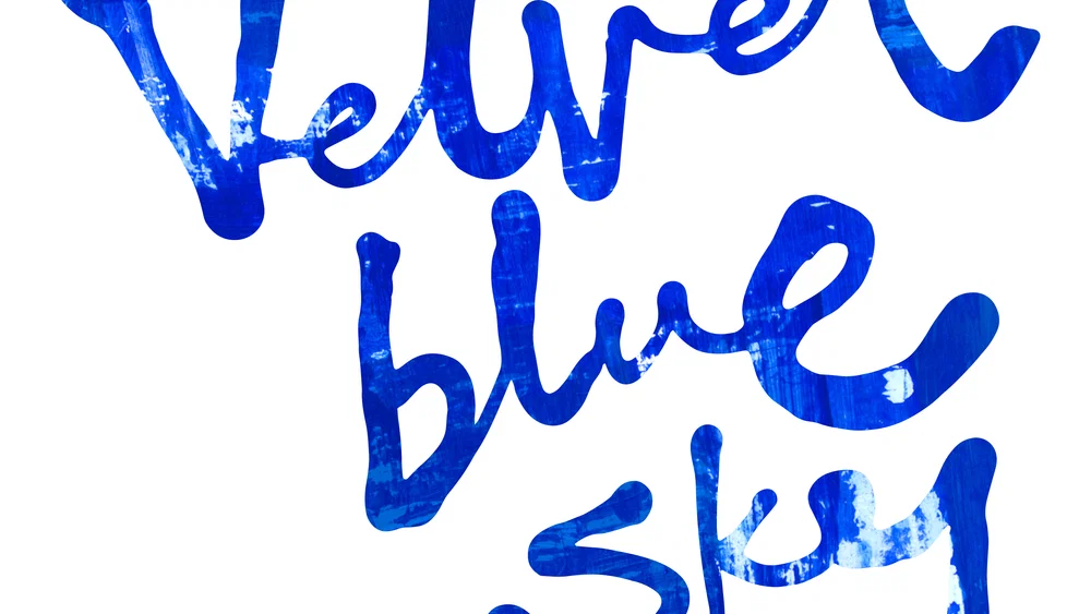 Velvet Blue Sky - Single Edit background