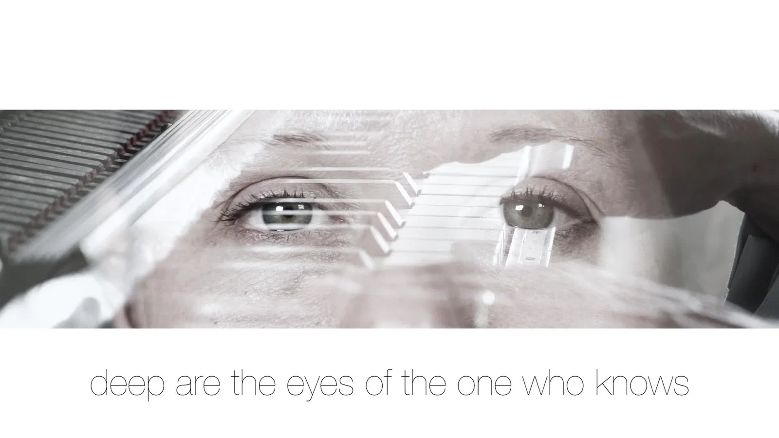 Deep Are The Eyes - Lyric Video background