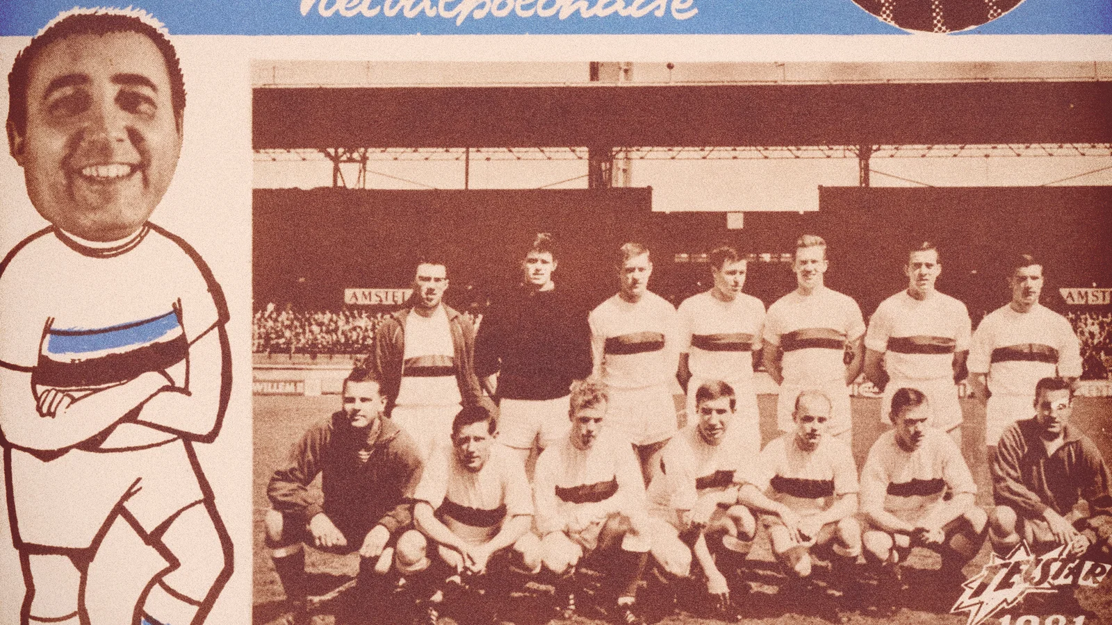 En Van Je Hoempa D.W.S / Voetbalpolonaise background