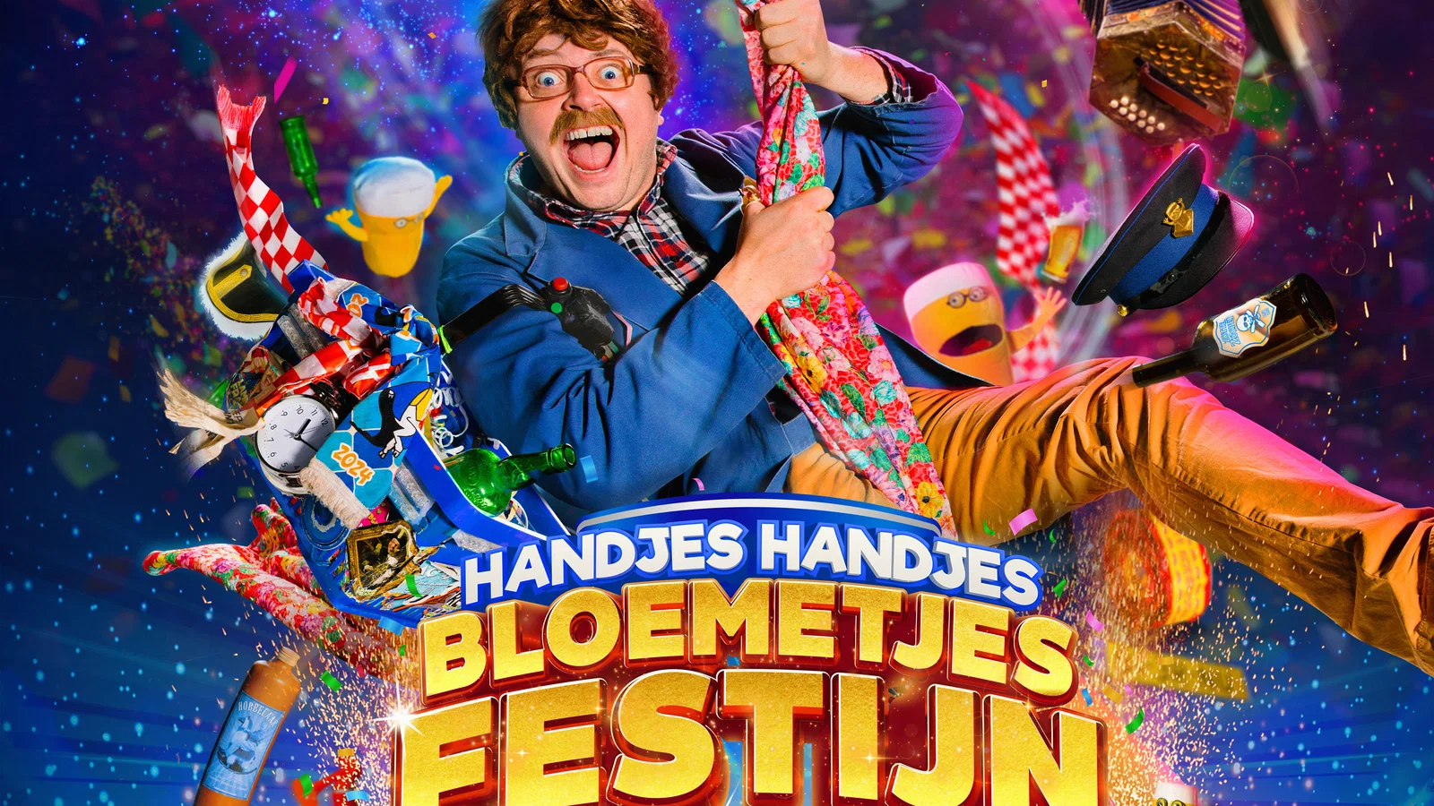 Live op Handjes Handjes Bloemetjesfestijn 2024 background