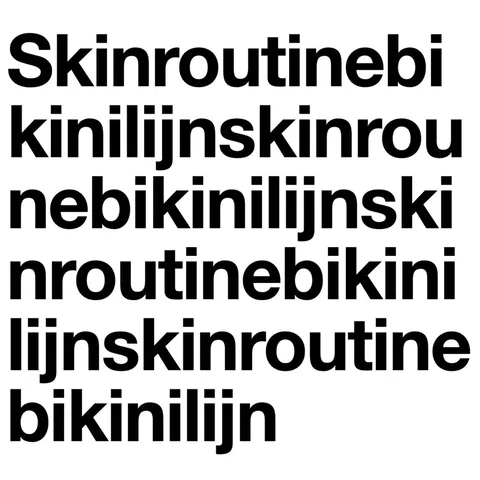 Skinroutine Bikinilijn