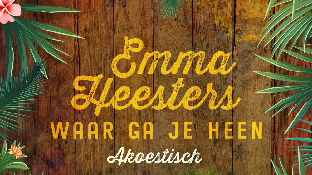 Waar Ga Je Heen - Akoestisch background