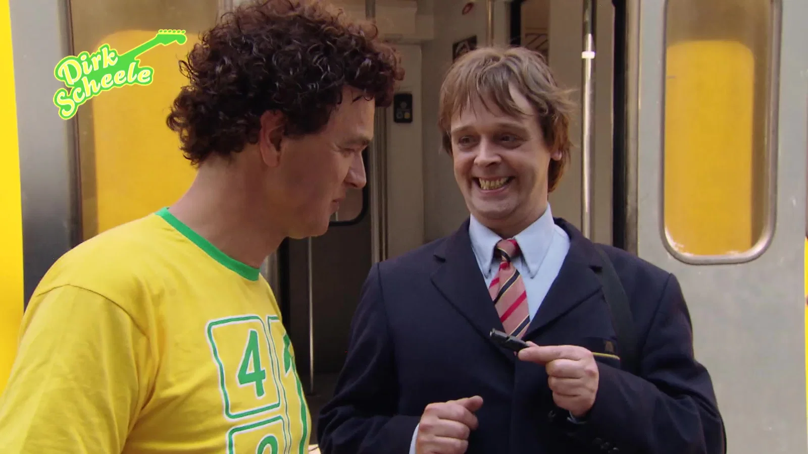 Rijdend In Een Treintje background