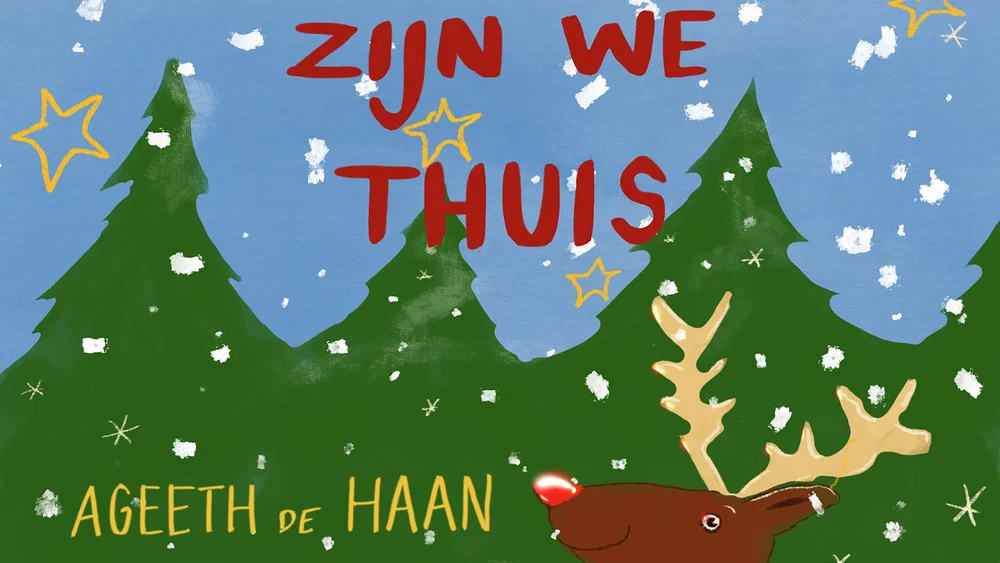 Met Kerstmis Zijn We Thuis background