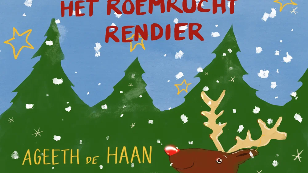 Rudolph Het Roemrucht Rendier background