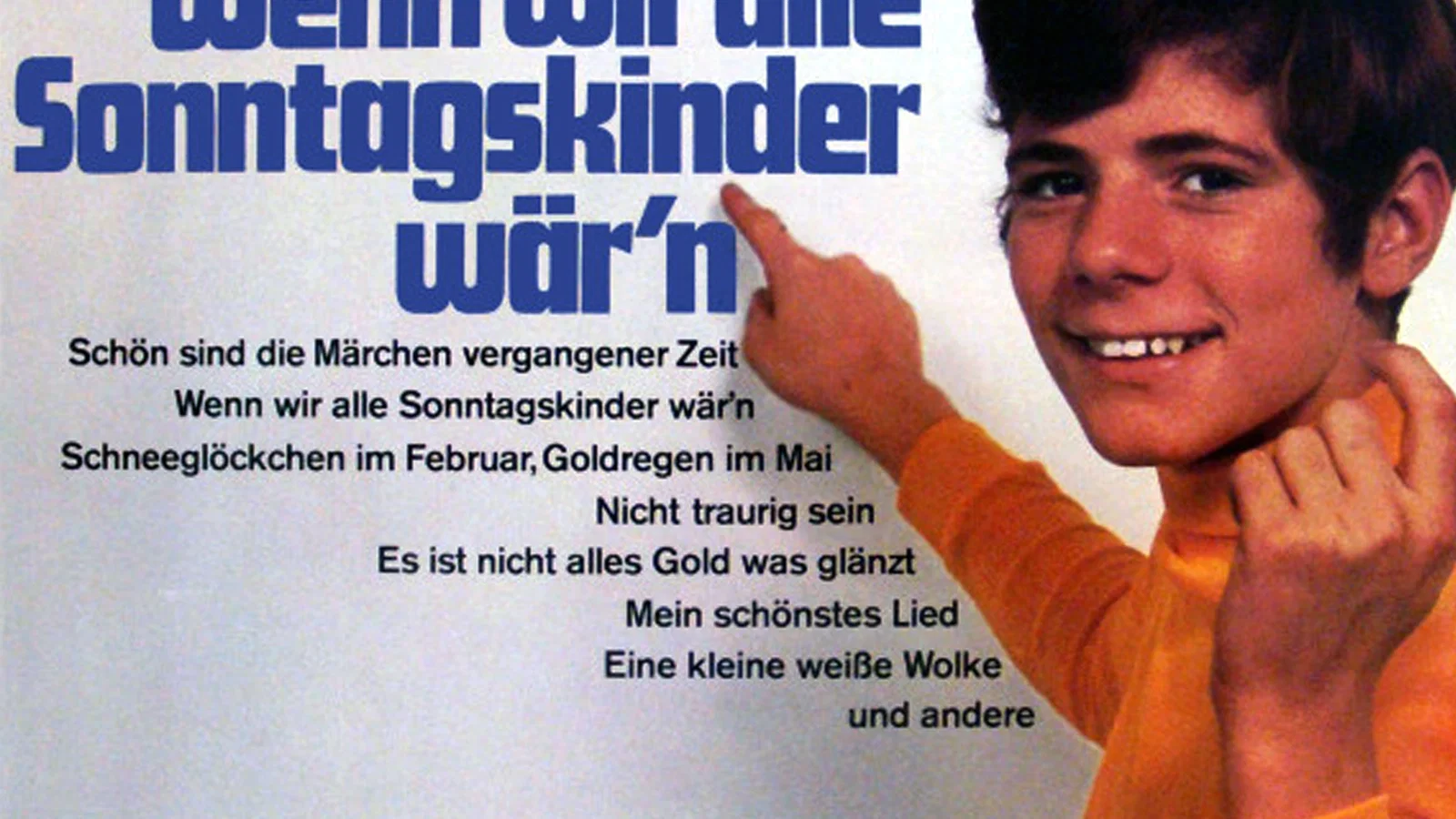 Wenn Wir Alle Sonntagskinder Wär'n background