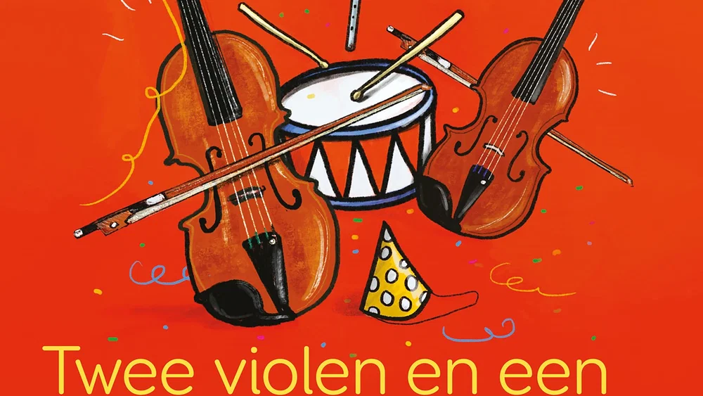 Twee Violen En Een Trommel En Een Fluit background