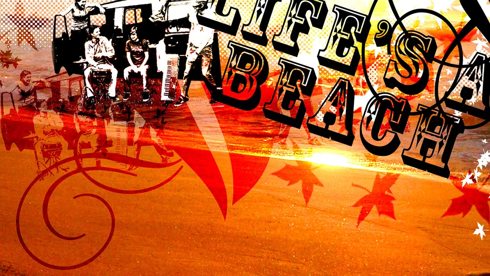 Life's A Beach background