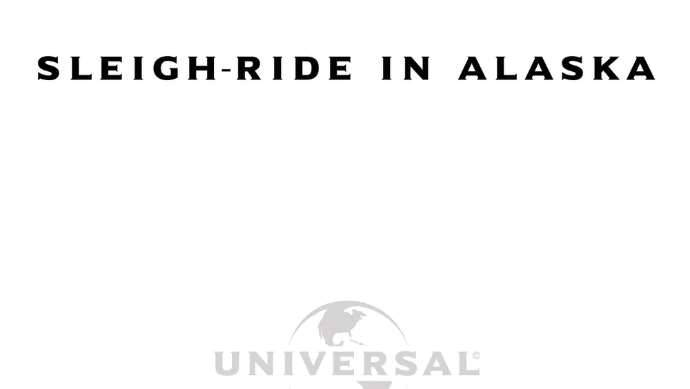 Sleigh-ride In Alaska background