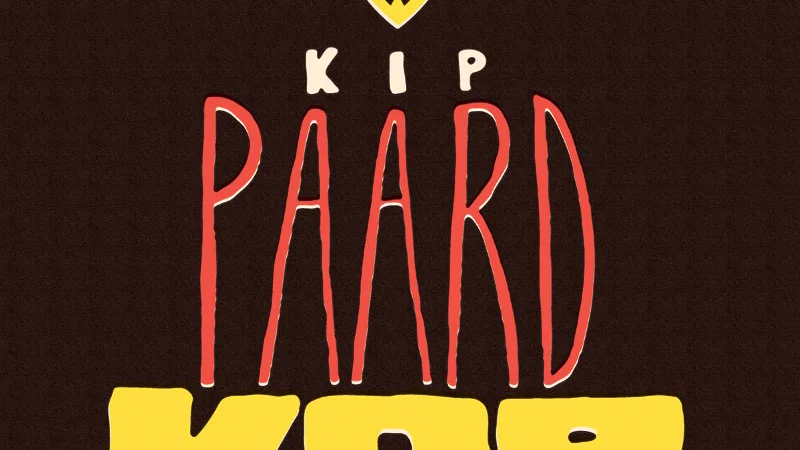 Kip paard koe background