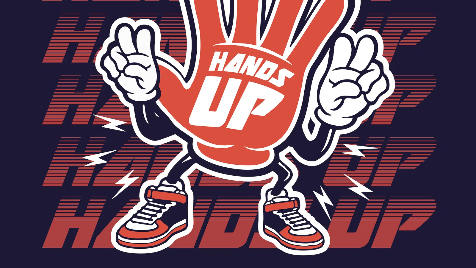 Hands Up background