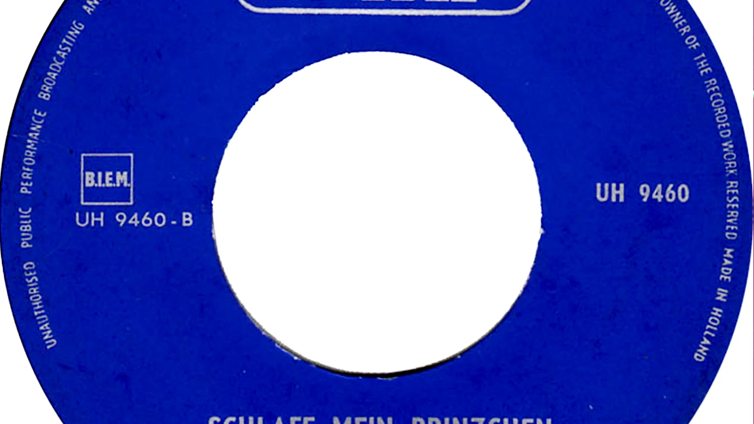 Schlafe mein Prinzchen background