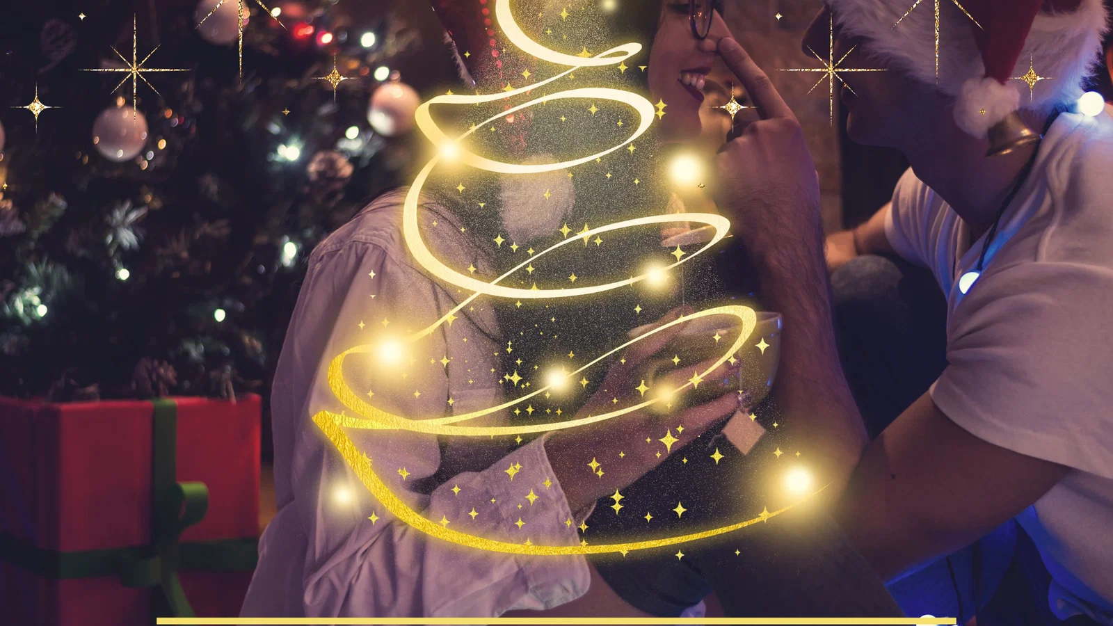 Met kerst zijn we samen background
