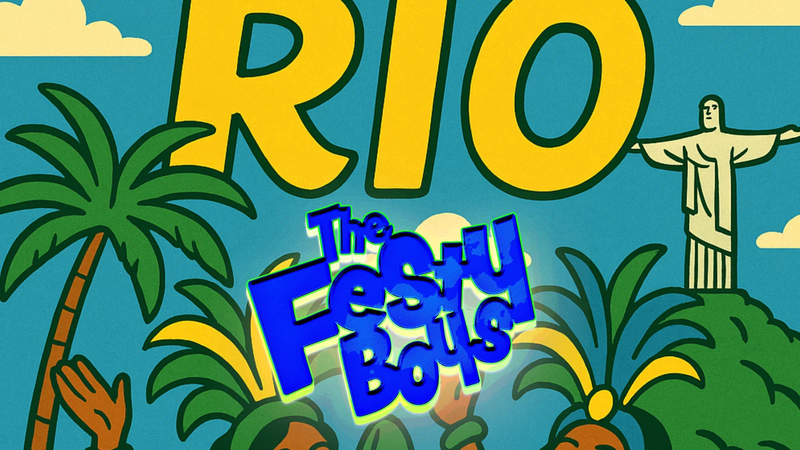 Groetjes uit Rio background