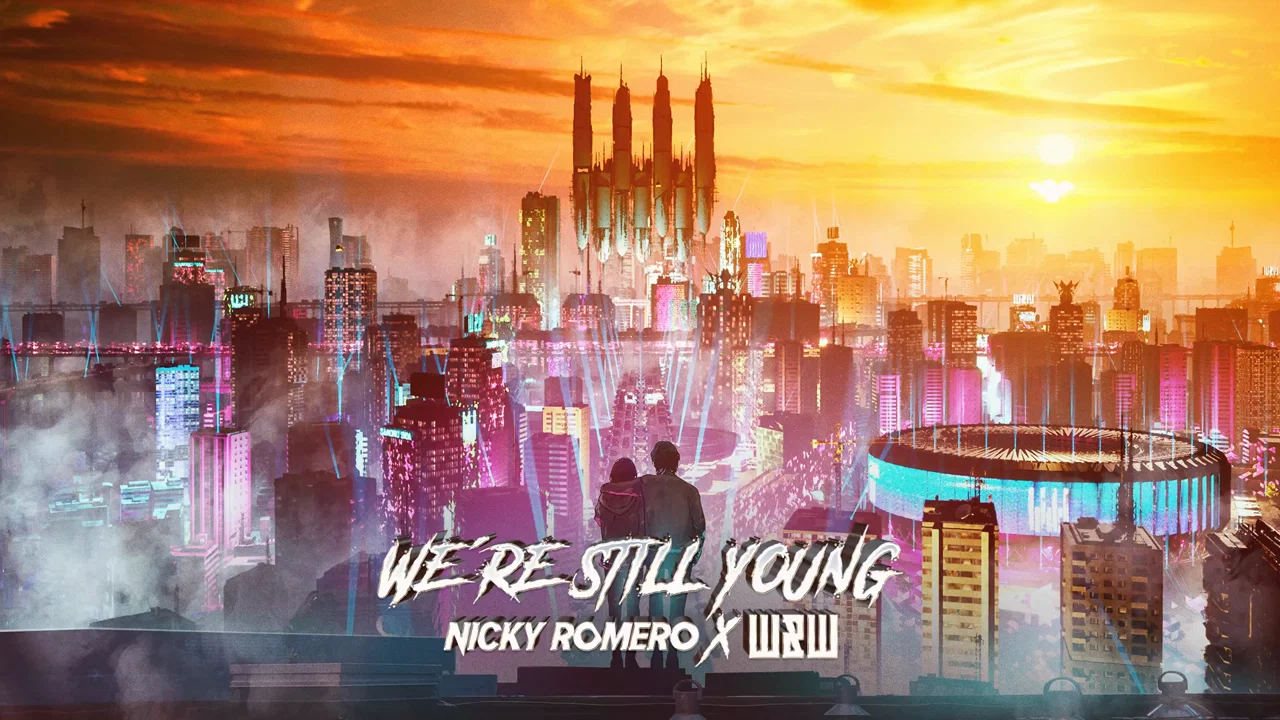 We're Still Young background