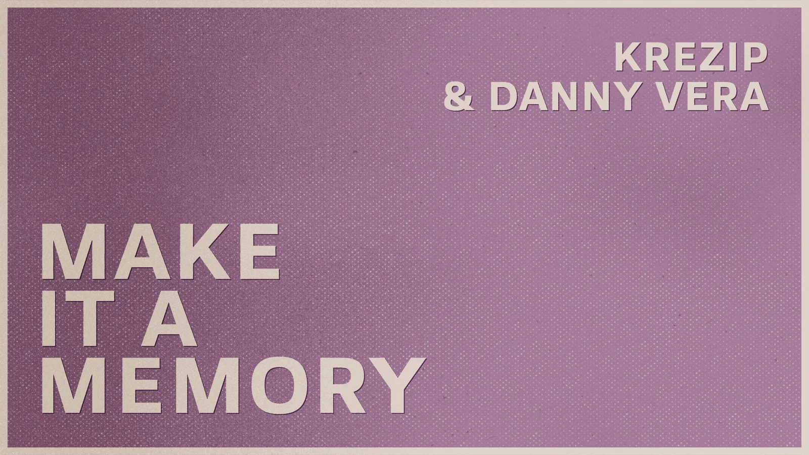 Make it a Memory - Lyric Video background
