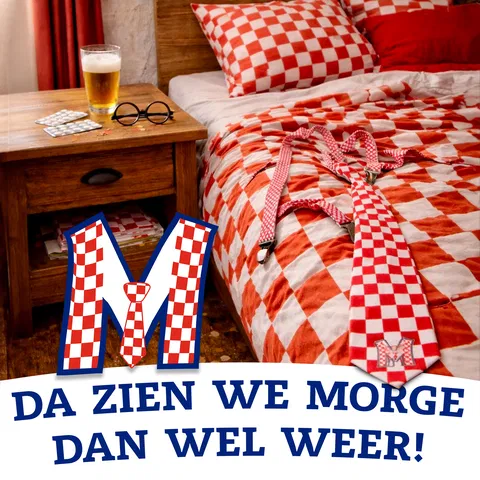 Da zien we morge dan wel weer