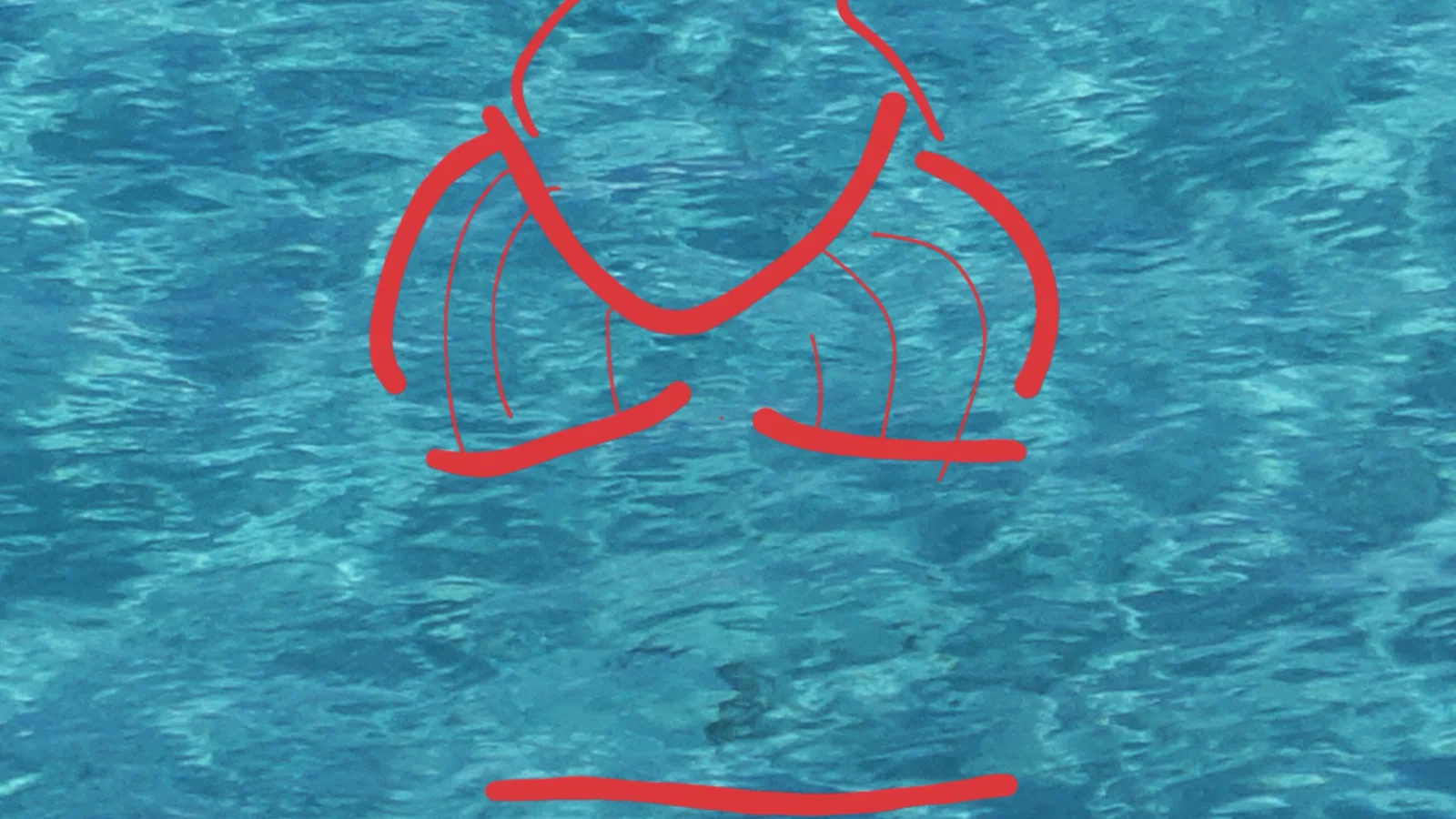 In Bikini background