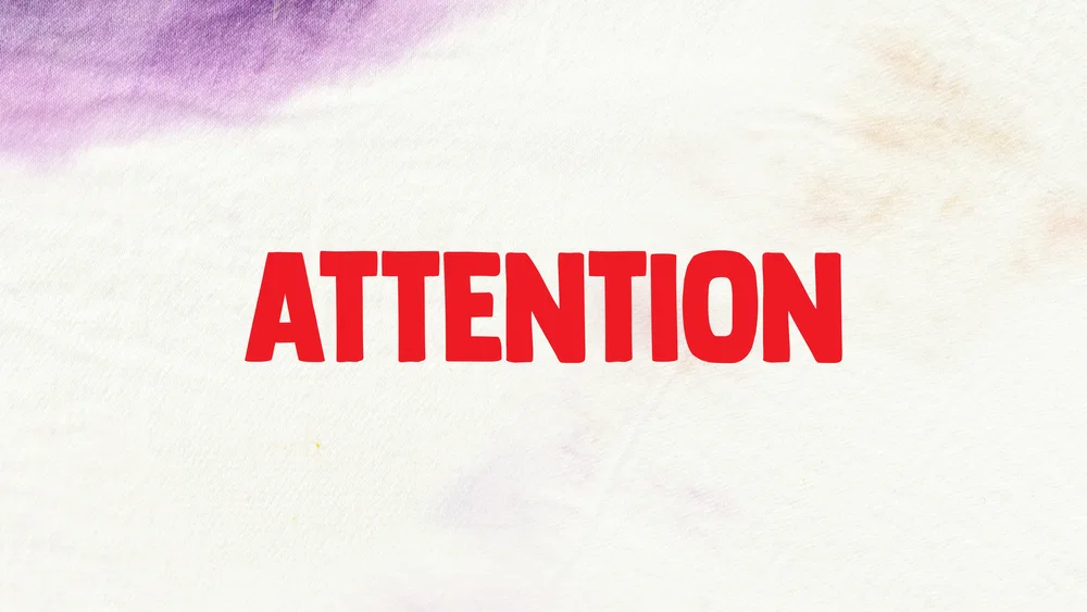 Attention background