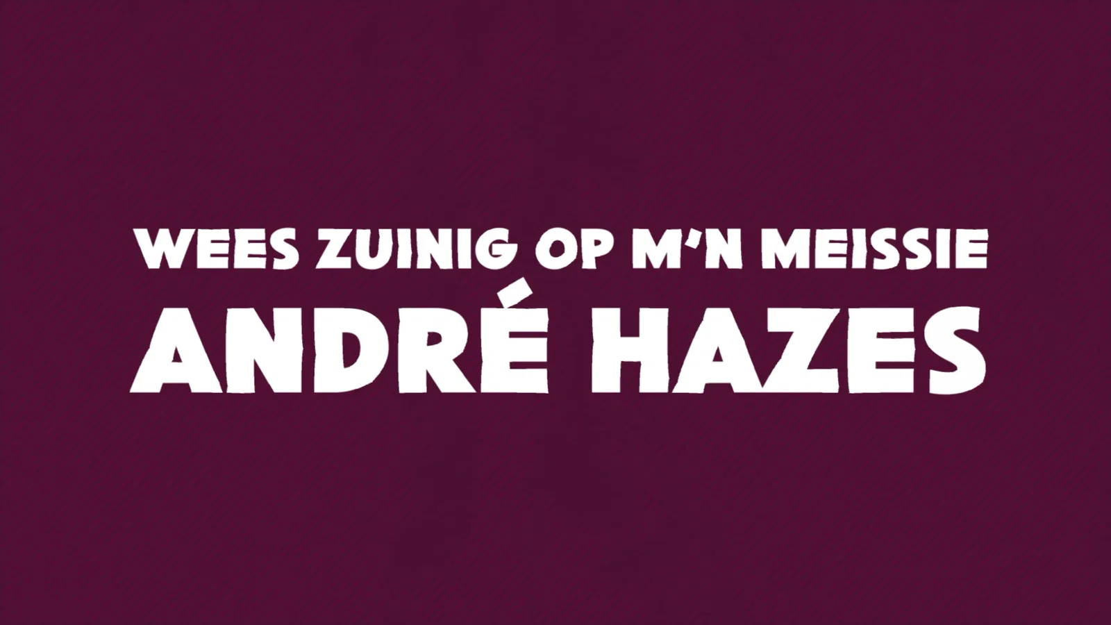 Wees Zuinig Op M'n Meissie - Lyric Video background