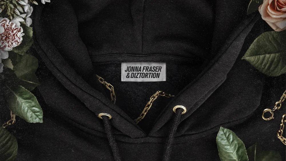 Zwarte Hoodie background