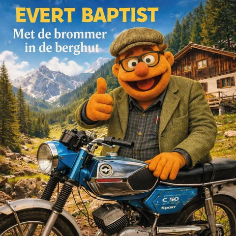 Met de brommer in de bergen