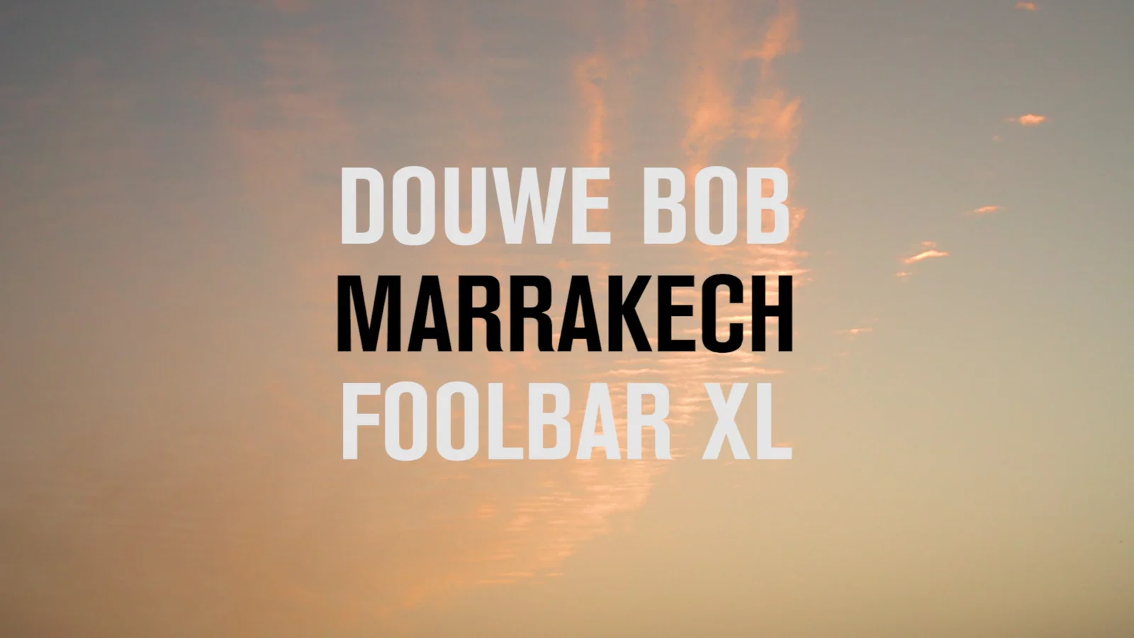 Marrakech - Live - Amsterdam Version background
