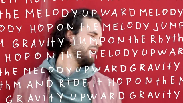 Hop On The Rhythm - Lyric Video background
