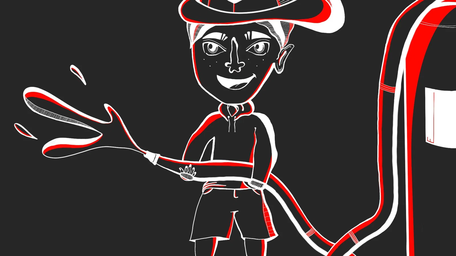 Brandblusser background