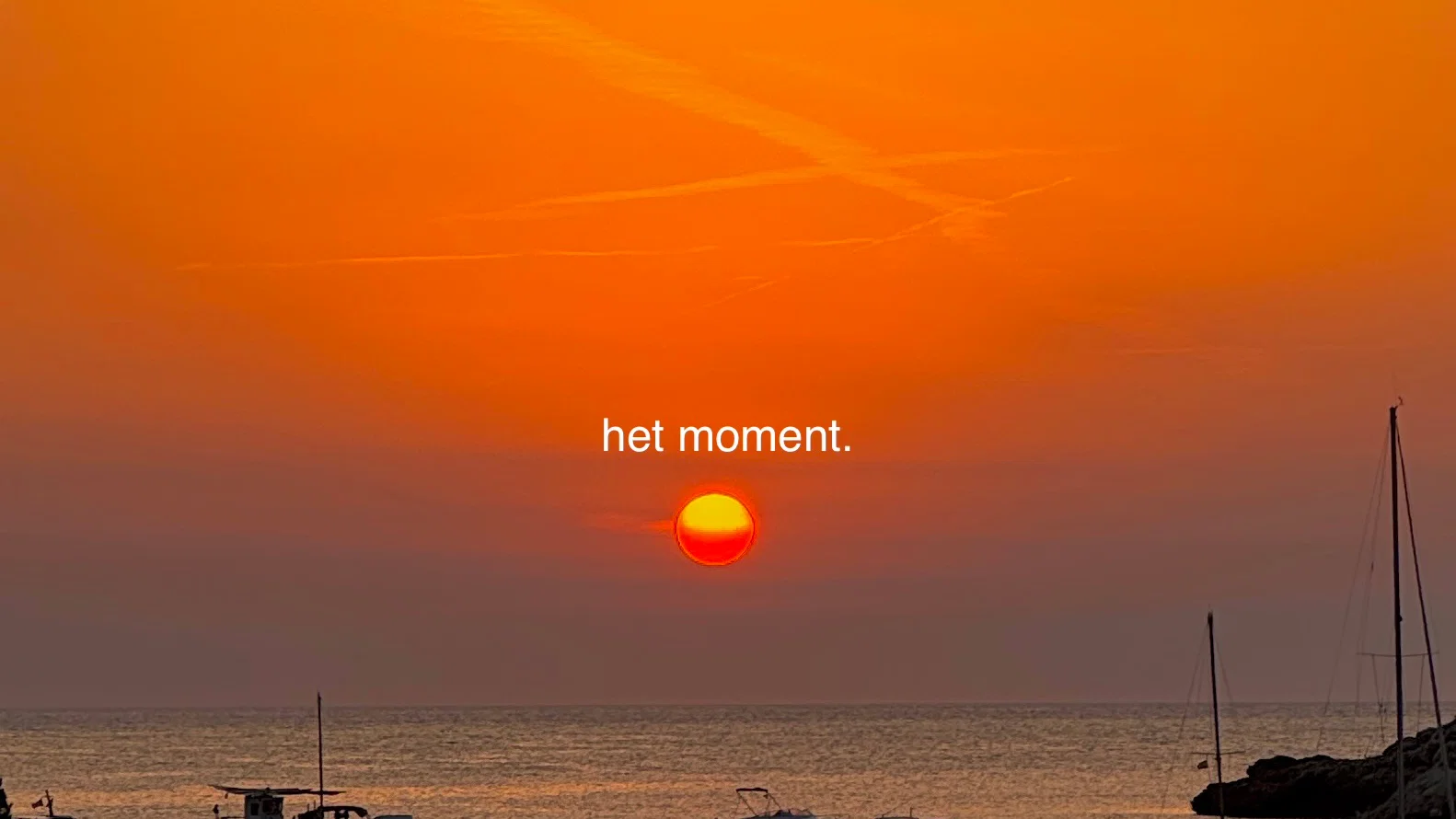 het moment. background