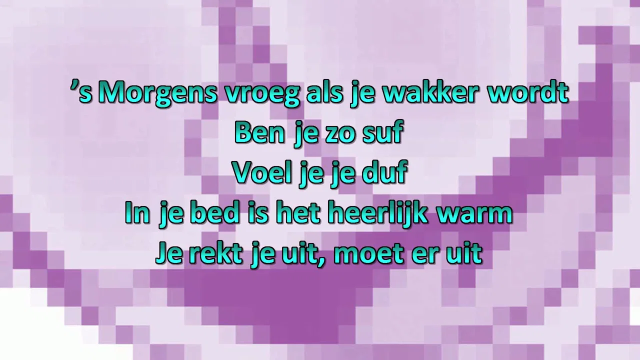 Ochtendgymnastiek background