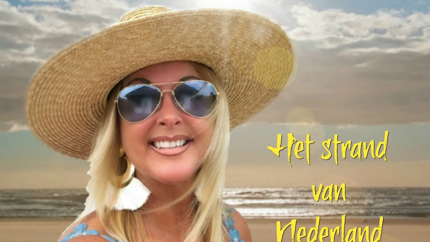 Het strand van Nederland background