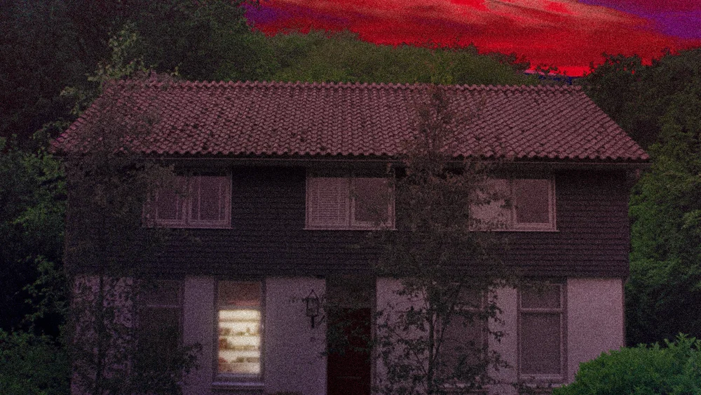 late night text background