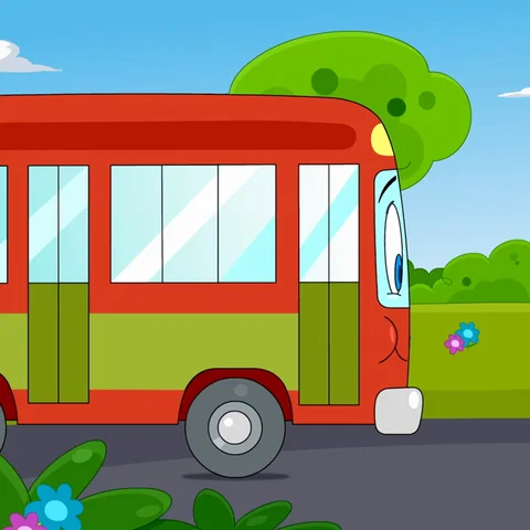 De Wielen Van De Bus