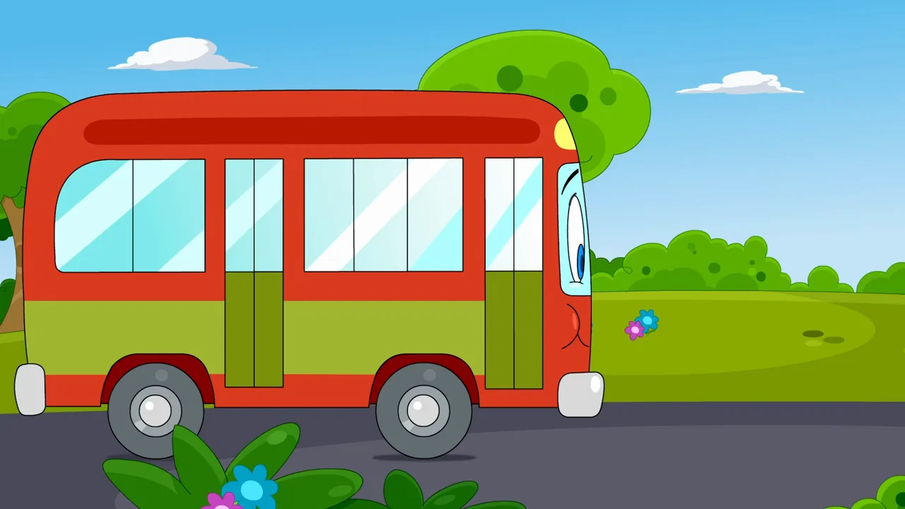 De Wielen Van De Bus background