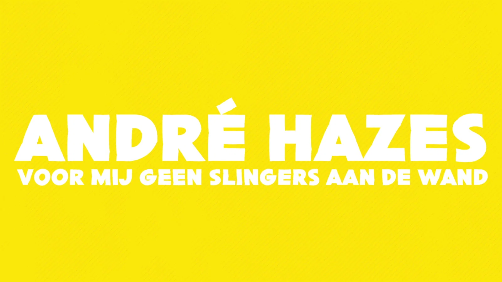 Voor Mij Geen Slingers Aan de Wand - Lyric Video background
