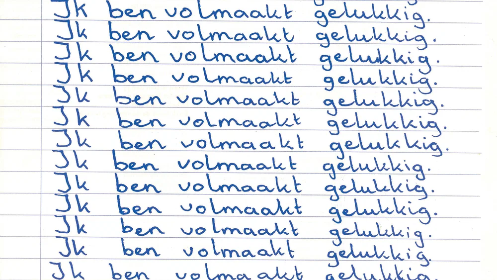 Ik Ben Volmaakt Gelukkig background
