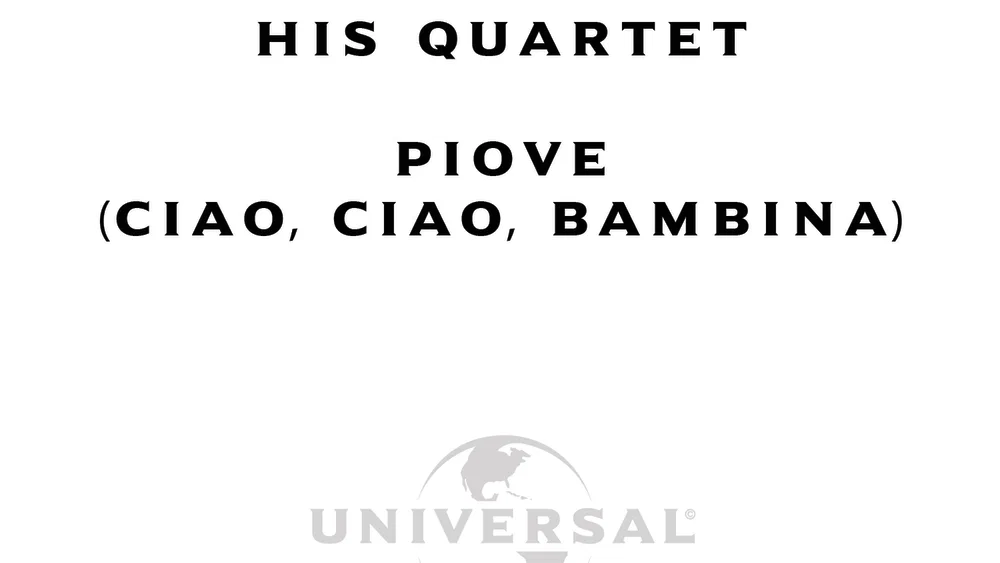 Piove (Ciao, Ciao, Bambina) background
