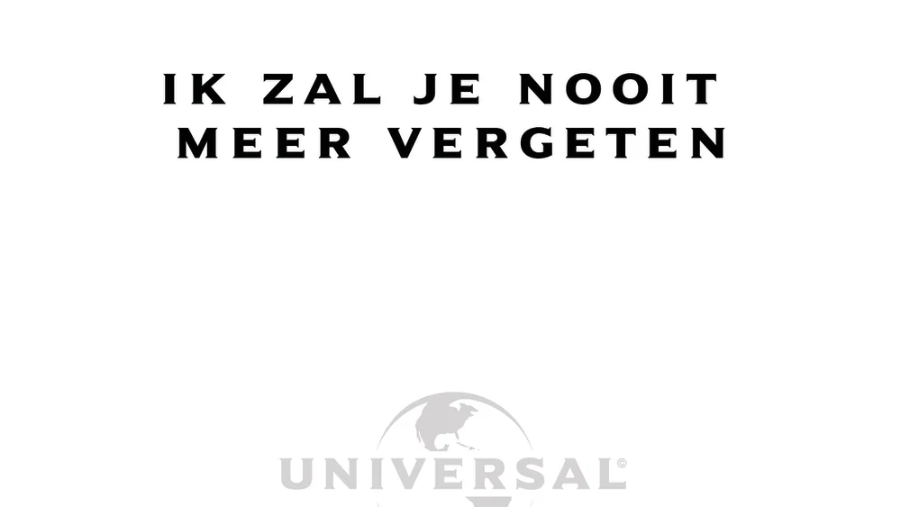 Ik Zal Je Nooit Meer Vergeten background