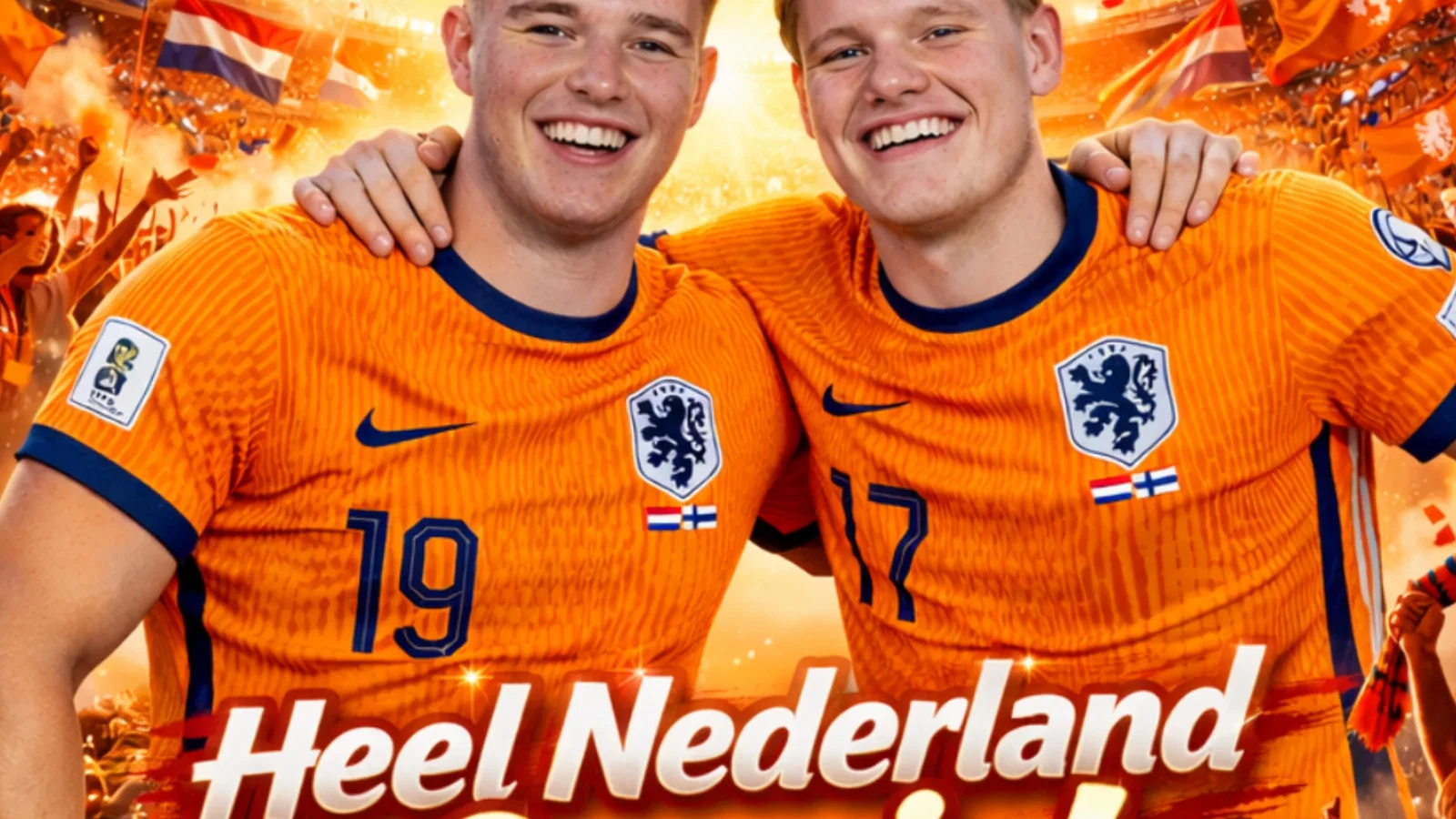 Heel Nederland Oranje background
